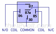 Electric Fan Relay Connection Diagram