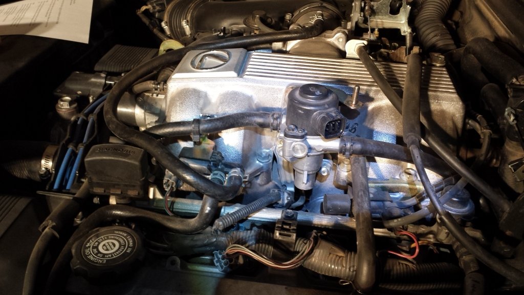 EGR Delete Kit installation on Lexus LS400