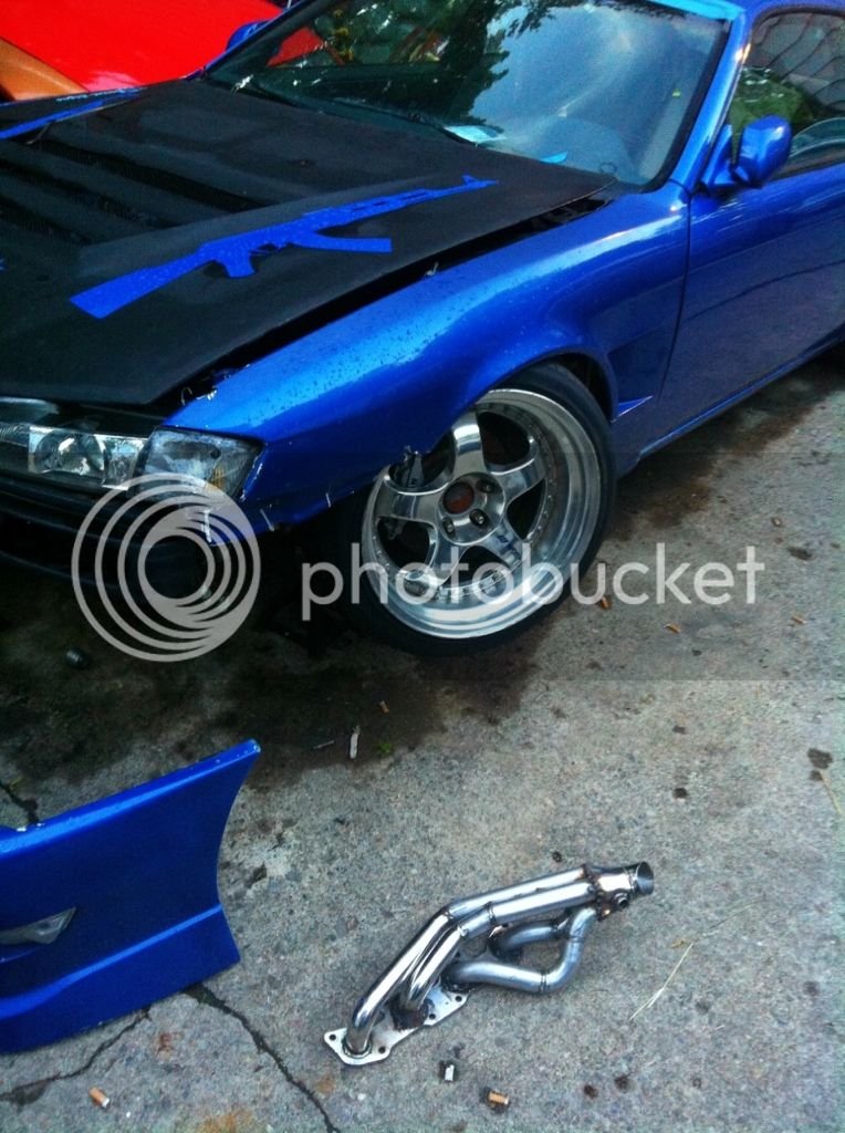 Driver side Header Modification for 1UZ to S13 | Lexus-Toyota V8 UZFE ...